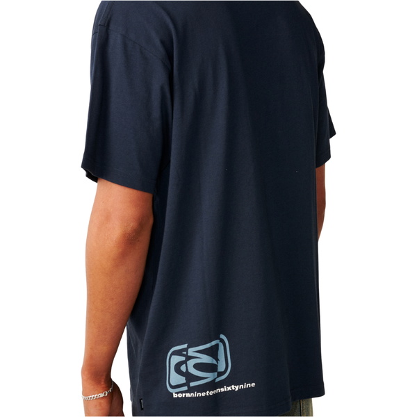 2026 Rip Curl Mens Archive Mashup T-Shirt 130MTE - Dark Navy